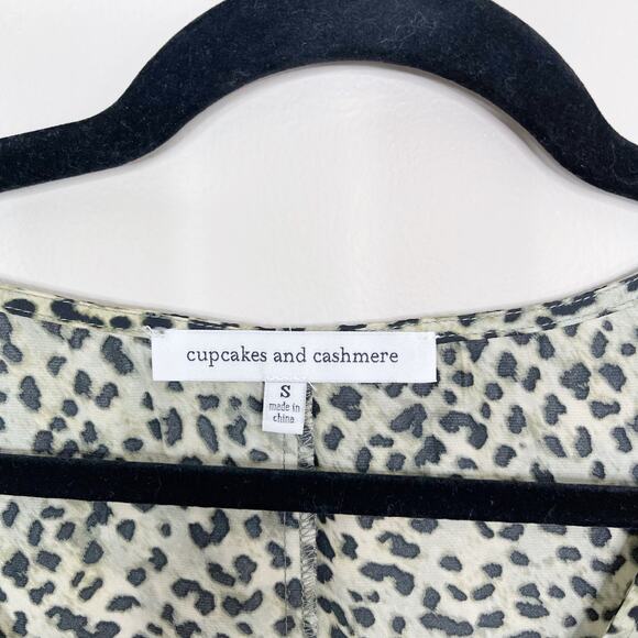 Cupcakes & Cashmere Lenna Leopard Print Wrap Dress - Picture 8 of 11